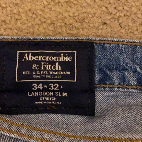 34x32 Abercrombie & Fitch Jeans 🔥 Cant Fit Them 🔥 Excellent Condition - Picture 4 of 4
